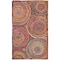 Safavieh 5 x 5 ft. Cape Cod Hand Woven Round Area RugRed & Multi-Color CAP203A-5R - alternate 3